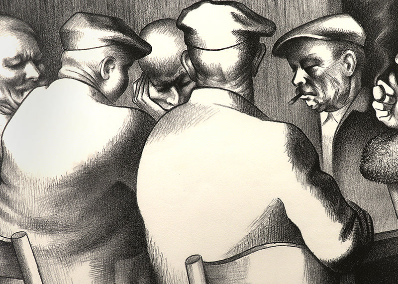 Card Players (16/100), Print, circa 1959
