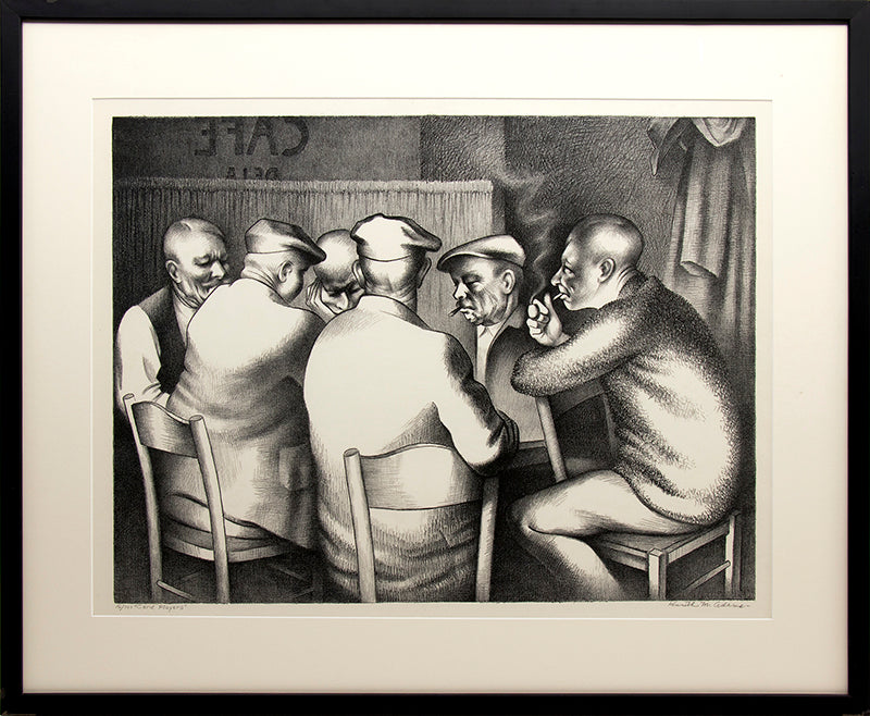 Card Players (16/100), Print, circa 1959
