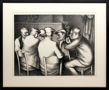 Card Players (16/100), Print, circa 1959