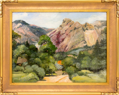 Untitled (Mountain Landscape in Summer), Painting, 1938