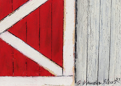 Barn Side with Sliding Doors, Drawing, 1983