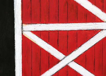 Barn Side with Sliding Doors, Drawing, 1983
