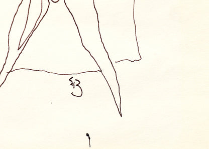 Untitled (Two Figures), Drawing, circa 1970