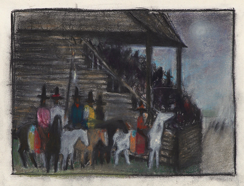 Verona Burkhard (1910-2004) artwork for sale. Untitled (Rodeo Sketch for Mural), Drawing, Denver, Colorado, Art Gallery)