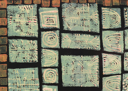 Mystic Writing (Abstract in Green, Umber, and Black), Painting, 1946-1952