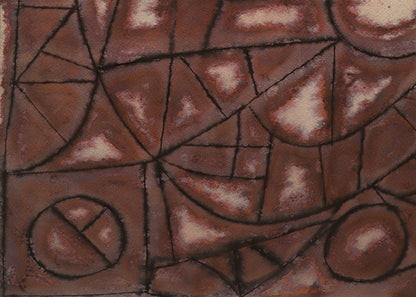 The Chicken (Abstract in Brown, Black, and Cream), Drawing, 1940