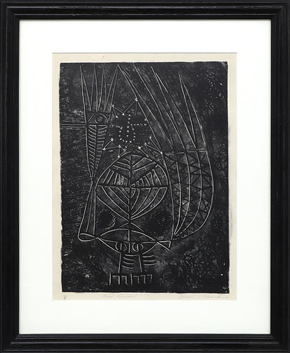 Road Runner (Abstract in Black and White), Print, 1948