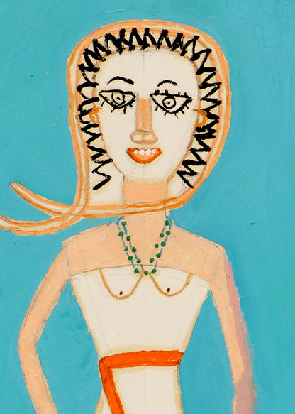 Pinky (Silhouette of a Woman), Painting, 1963