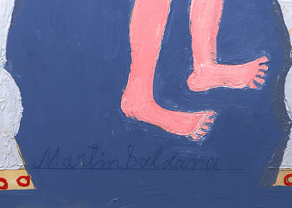 Small Nude (Semi-Nude Woman with Flowers and Birds), Painting, 1953-1965