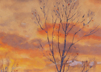 Untitled (Sunset, Along the Front Range, Colorado), Painting, circa 1900