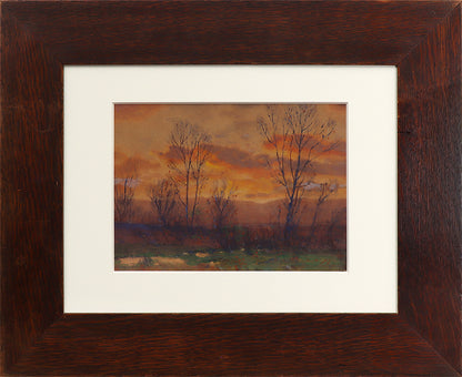 Untitled (Sunset, Along the Front Range, Colorado), Painting, circa 1900