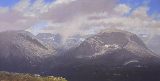 Raymond Knaub (1940-) artwork for sale. Terra Tomah Mountain - Rocky Mountain National Park, Colorado, Painting, Denver, Colorado, Art Gallery)