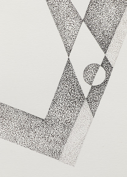Untitled (Abstract in Black and White), Drawing