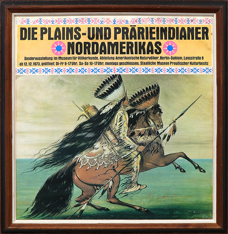 Die Plains- Und Prarieindianer Nordamerikas, Poster, 1973