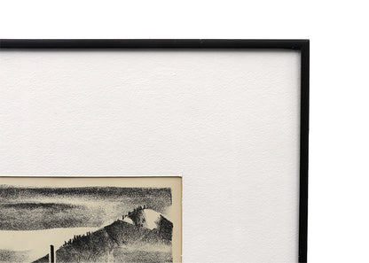 Mine Near Continental Divide (Mine with Mountains), Print, 1933