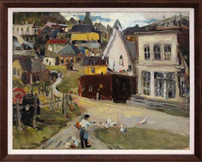 Colorado Mountain Town, Painting, 1920-1940