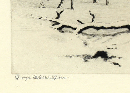 Winter No. 2 (Winter Landscape with Trees), Print, circa 1920