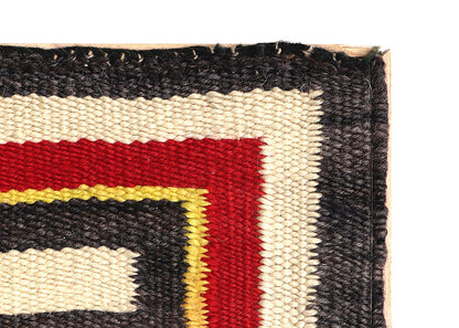 Pictorial Weaving with Airplanes and Figures, circa 1940