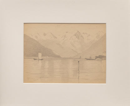 Trees in Ranchitos II (Modernist Landscape with Trees), Print, 1975