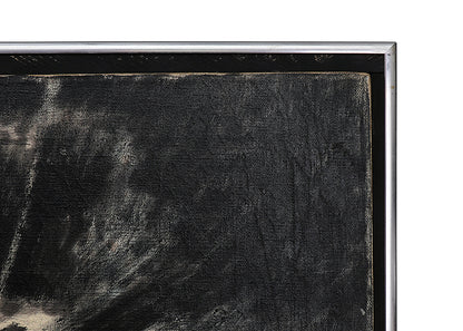 Untitled (Black and White Abstract), Painting, circa 1975