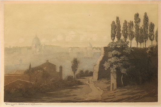 George Elbert Burr (1859-1939) artwork for sale. Rome from Palatine Hill, Italy, Print, circa 1905, Denver, Colorado, Art Gallery)
