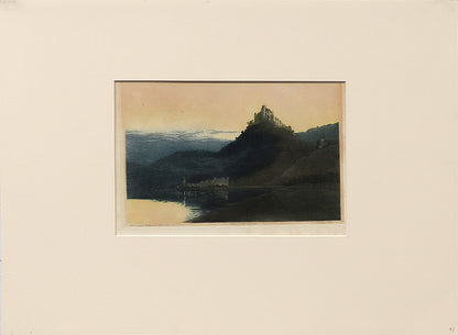 Marksburg Castle (Castle Marksburg on Rhine, Germany), Print, circa 1905