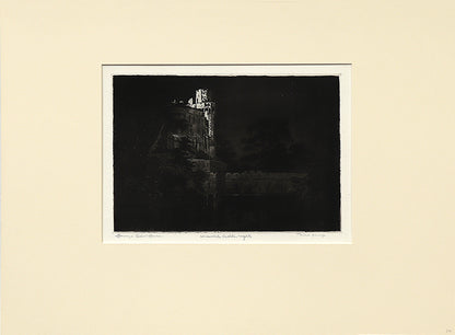 Warwick Castle, Night (England), Print, circa 1905