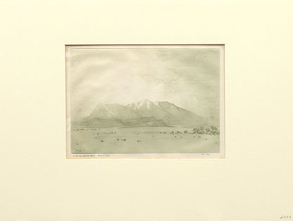 San Francisco Mountains, Arizona (Desert Set), Print, circa 1921