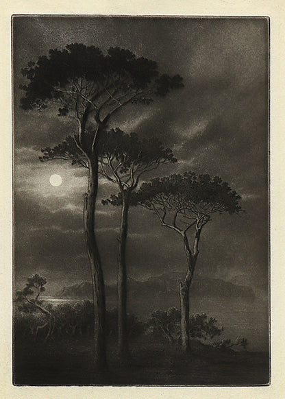 George Elbert Burr (1859-1939) artwork for sale. Capri from Sorrento (Italy), Print, circa 1905, Denver, Colorado, Art Gallery)