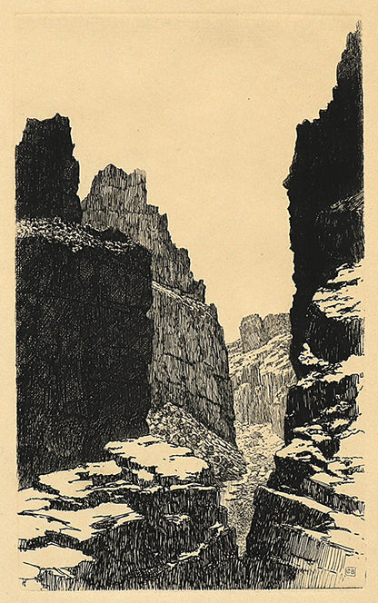 George Elbert Burr (1859-1939) artwork for sale. Fish Creek, Apache Trail (Arizona), Print, circa 1925, Denver, Colorado, Art Gallery)