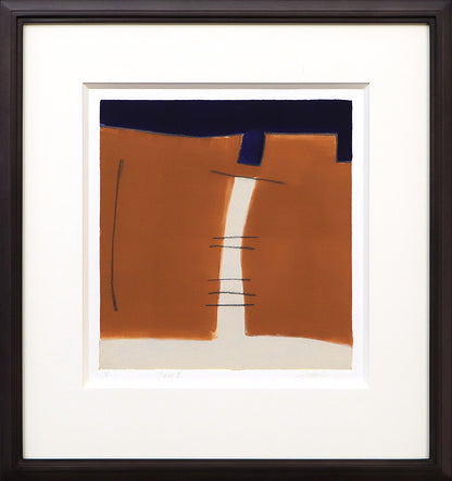 Taos II (Composition with Umber, Blue, and Cream), Print, circa 1990-2005