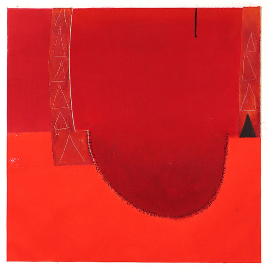 Wilma Fiori (1929-2019) artwork for sale. Untitled (Red Abstract of The Heavenly Mboom, Potential Fire), Print, Denver, Colorado, Art Gallery)