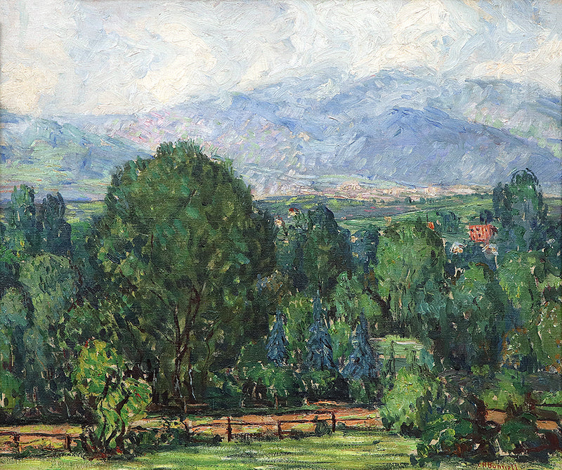 Charles Bunnell (1897-1968) artwork for sale. View From The Park (Colorado Landscape), Painting, Denver, Colorado, Art Gallery)