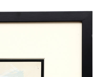 Untitled (Abstract Painting with Black Shape), Painting