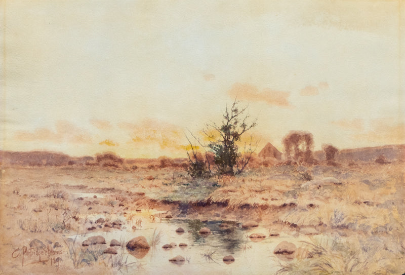 Charles Partridge Adams (1858-1942) artwork for sale. Spring Blossoms (Sunrise over the Platte River), Painting, 1891, Denver, Colorado, Art Gallery)