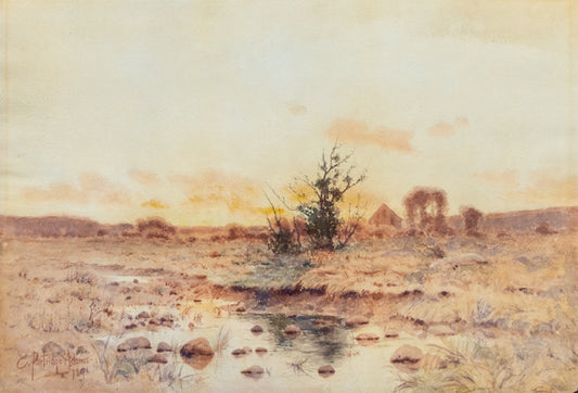 Charles Partridge Adams (1858-1942) artwork for sale. Spring Blossoms (Sunrise over the Platte River), Painting, 1891, Denver, Colorado, Art Gallery)
