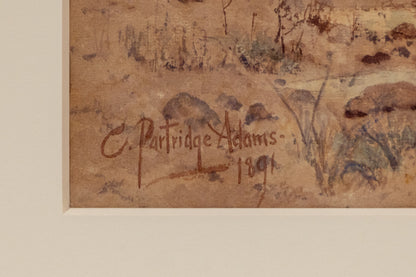 Spring Blossoms (Sunrise over the Platte River), Painting, 1891