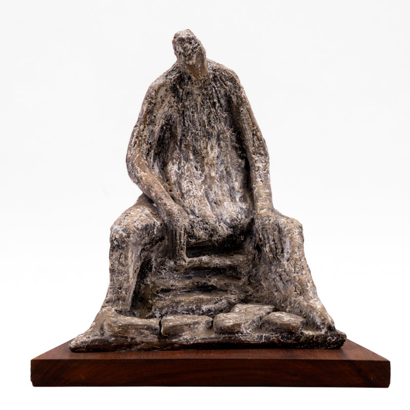 Eunice Katz (1927-2008) artwork for sale. Moses (Sculpture of Seated Figure), Sculpture, circa 1960-1980, Denver, Colorado, Art Gallery)