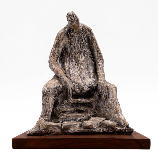 Eunice Katz (1927-2008) artwork for sale. Moses (Sculpture of Seated Figure), Sculpture, circa 1960-1980, Denver, Colorado, Art Gallery)