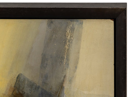 Untitled (Abstract with Red Flowers), Painting, circa 1970-1980