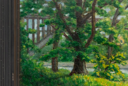 Untitled (High Bridge, Along the Harlem River Drive, New York), Painting, 1924