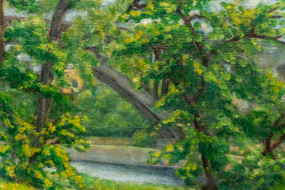 Untitled (High Bridge, Along the Harlem River Drive, New York), Painting, 1924