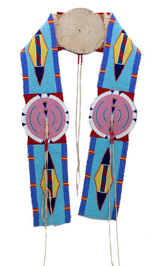 Plains Beaded Blanket Strip, circa 1875-1900
