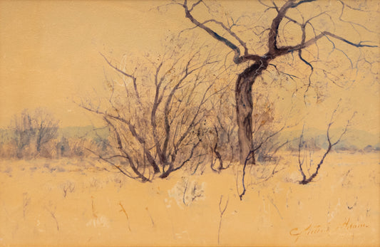Charles Partridge Adams (1858-1942) artwork for sale. Untitled (Winter Trees), Painting, Denver, Colorado, Art Gallery)