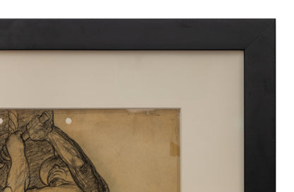 Final Study for the Lithograph of Bridge Workers No. 5 (Construction Workers Laboring), Drawing, circa 1933-1943