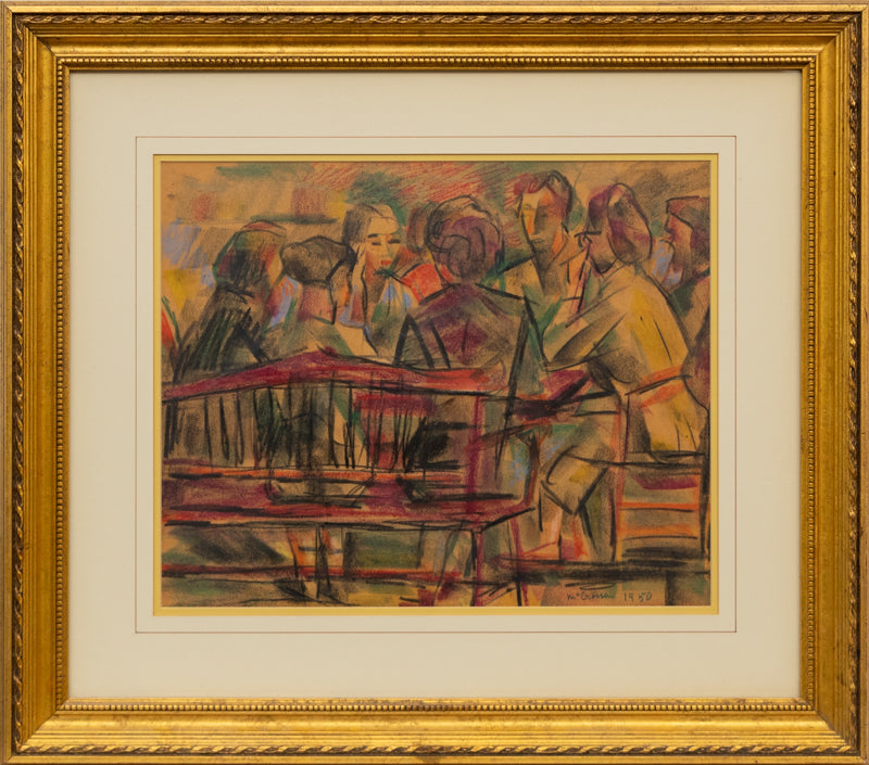 Untitled (The Conversation), Drawing, 1950