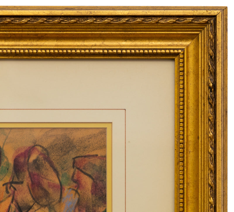 Untitled (The Conversation), Drawing, 1950