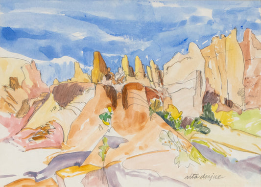 Rita Derjue (1934-2020) artwork for sale. Arches National Park (Utah), Painting, Denver, Colorado, Art Gallery)