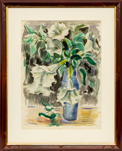 Datura Stramonium (Still Life with Datura Flowers), Painting