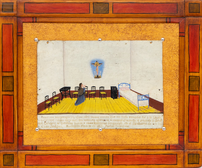 Ex Voto; Holy Tribute for the Return to Good Health, Retablo, 1922